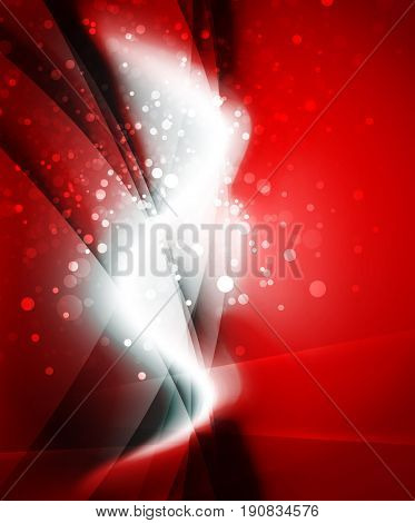 Shiny wave, magic light efffect abstract background