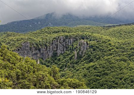 The Ucka mountains in Istria in Croatia.