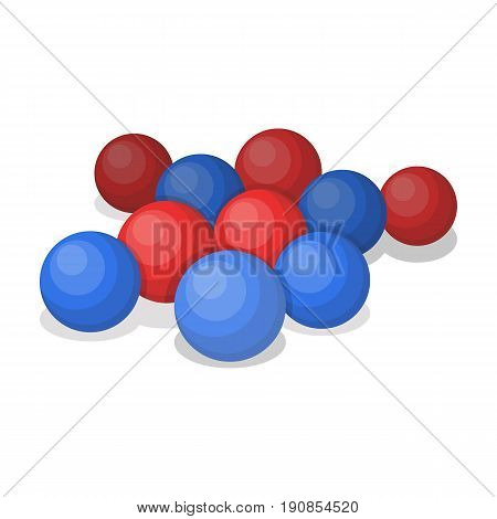 Balls for paintball.Paintball single icon in cartoon style vector symbol stock illustration .