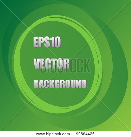 abstract green circle overlap on green background