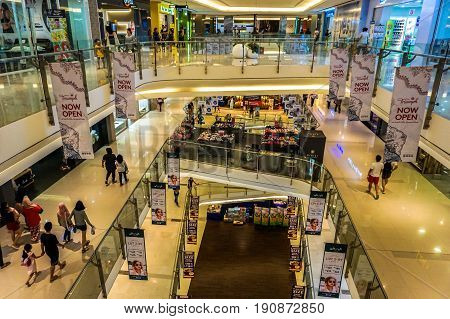 Kota Kinabalu,Sabah-May 29,2017:View of Imago the shopping centre KK Times Square is one of Kota Kinabalu largest shopping centres at Kota Kinabalu,Sabah,Borneo,Malaysia.