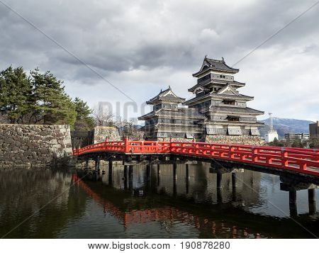 Matsumoto castle in SummerMatsumoto City Nagano Japan