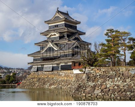 Matsumoto castle in SummerMatsumoto City Nagano Japan