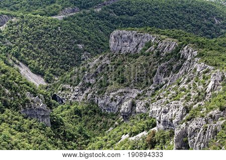 The Ucka mountains in Istria in Croatia.