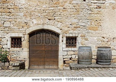 Baume Abbey in its village of Baume-les-Messieurs was founded during the reign of Louis the Pious in the early ninth century by Saint Eutice