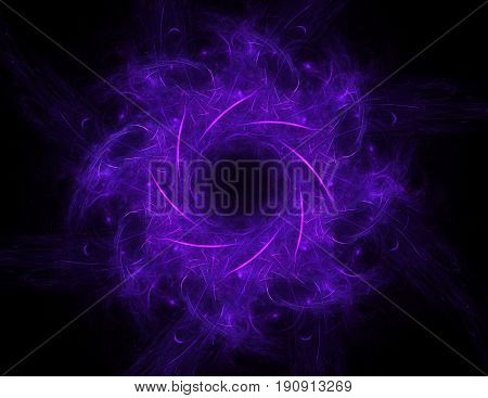 Geometry of Space series. Visually attractive backdrop made of conceptual grids curves and fractal elements suitable as element for layouts on physics mathematics technology science and education.