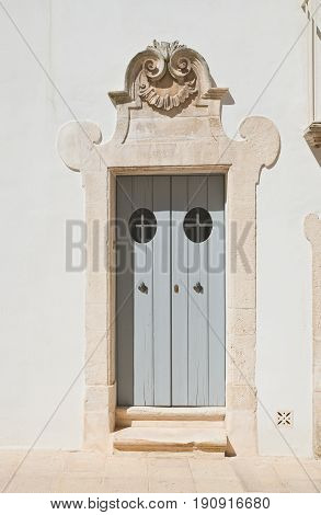 Historical palace. Martina Franca. Puglia. Southern Italy.