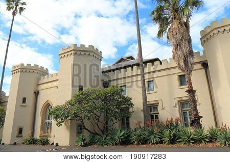 SYDNEY AUSTRALIA - MAY 31, 2017: Conservatorium of Music Sydney Australia. Conservatorium of Music is one of the oldest and most prestigious music schools in Australia