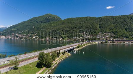 Melide Dam from the top