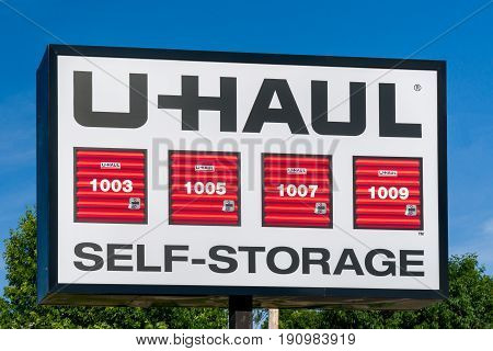 U-haul Self Self Storage Sign And Trademark