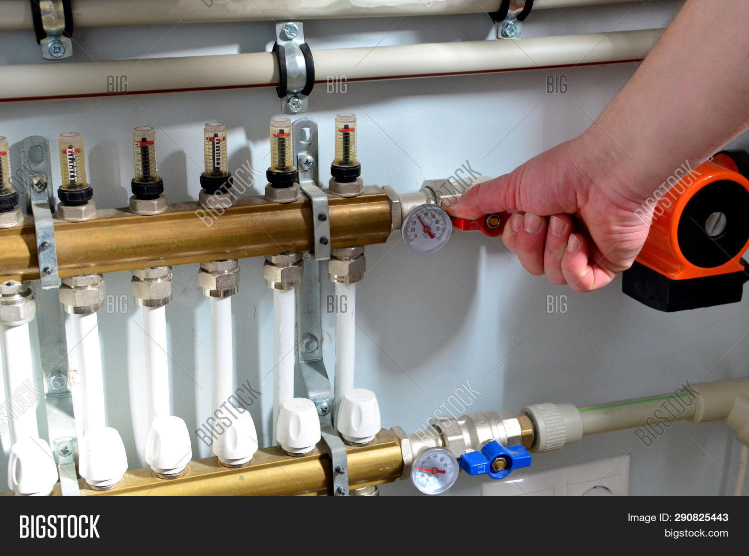 Open Faucet On Supply Image & Photo (Free Trial) Bigstock