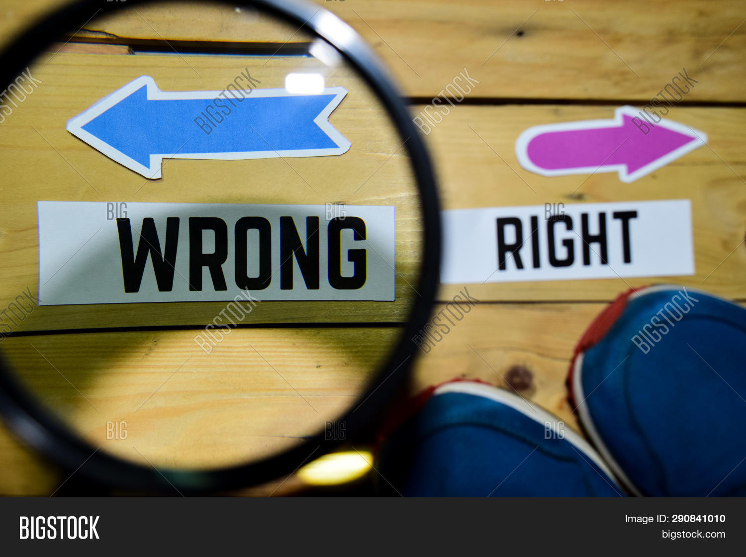 Right Wrong Opposite Image & Photo (Free Trial) | Bigstock
