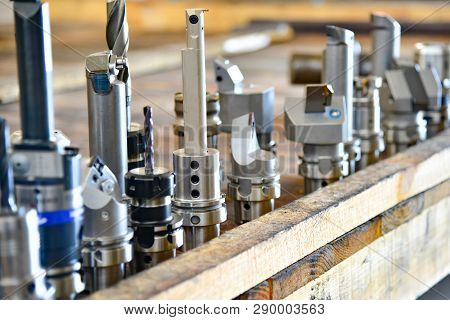 Cutter, Mill And Soldering Equipment For Metal Processing On Cnc Milling Machines