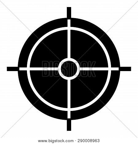 Periscope Crosshair Icon. Simple Illustration Of Periscope Crosshair Vector Icon For Web Design Isol