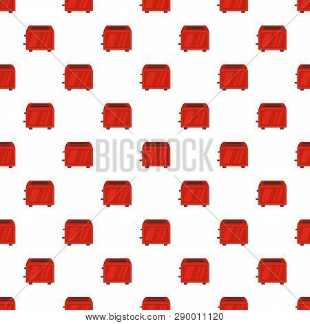 Vintage Toaster Pattern Seamless Vector Repeat For Any Web Design