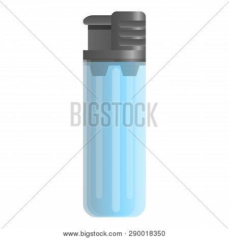Transparent Cigarette Lighter Icon. Cartoon Of Transparent Cigarette Lighter Vector Icon For Web Des