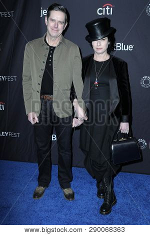 LOS ANGELES - MAR 15:  Daniel Palladino, Amy Sherman Palladino at the PaleyFest - 