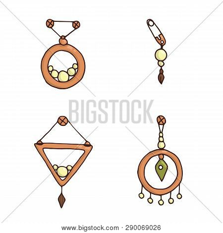 Dream Hunters. Boho Style. Vector Doodle Illustration