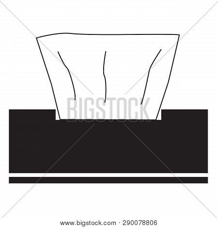 Napkins Icon On White Background. Flat Style. Napkins Icon For Your Web Site Design, Logo, App, Ui. 
