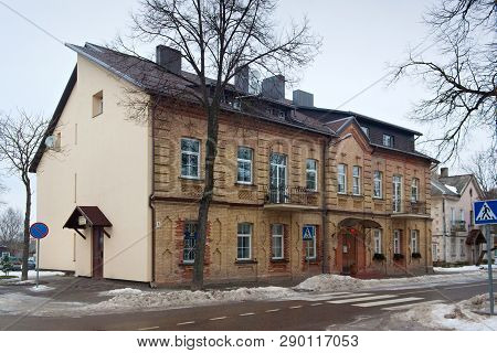 Trakai, Lithuania - January 02, 2013: Old Historical Building In Center Of Trakai. Is A Historic Cit