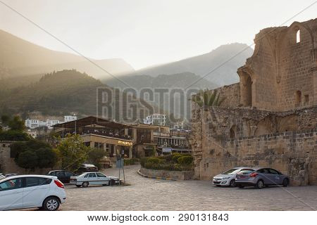 Bellapais, Cyprus - November 12, 2013: Territory Near The Abbey Of Bellapais In The Northern Cyprus.