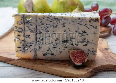 Gorgonzola Picant Italian Blue Cheese, Made From Unskimmed Cow's Milk In North Of Italy