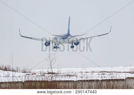 Moscow, Russia - March 17, 2019: Aircraft Boeing 767-32l(er)(wl) 4k-az82 Of Azal Azerbaijan Airlines