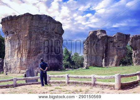 Mor Hin Khaow, Chaiyaphum Province Or The Stonehenge Of Thailand