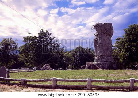 Mor Hin Khaow, Chaiyaphum Province Or The Stonehenge Of Thailand