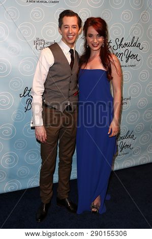 NEW YORK-APR 14: Actors Josh Grisetti (L) and Sierra Boggess attend the Broadway opening night for 'It Shoulda Been You' at The Edison Ballroom on April 14, 2015 in New York City.