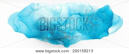 Alcohol Ink Air Texture. Fluid Ink Abstract Background. Art For Design
