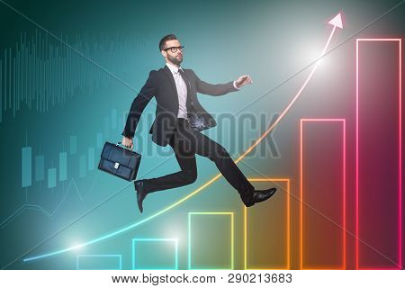 Close Up Virtual Effected Creative Design Graphic Photo Career Path Way He Him His Guy Social Market