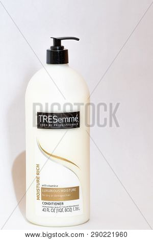 Montego Bay, Jamaica - March 15 2019: Tresemme Hair Conditioner For Dry Or Damaged Hair, Isolated On