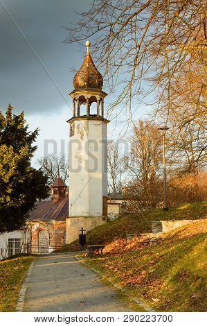 Ladek Zdroj, A Tower In The Park Near The Chapel Of St. George.