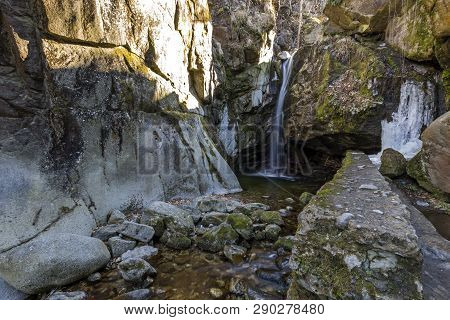 Amazing View Of Kostenets Waterfall, Rila Mountain, Bulgaria