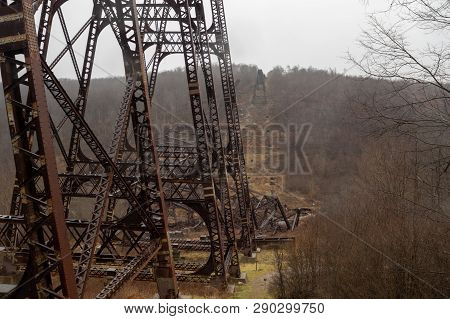 Twisted Girders Of Kinzua Bridge