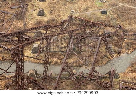 Twisted Girders Of Kinzua Bridge