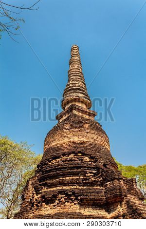 Ancient Si Satchanalai Historical Park, A Historical Park In Si Satchanalai District, Sukhothai Prov