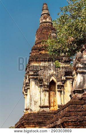 Ancient Si Satchanalai Historical Park, A Historical Park In Si Satchanalai District, Sukhothai Prov
