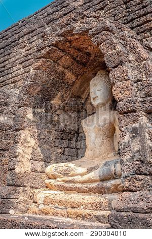 Ancient Si Satchanalai Historical Park, A Historical Park In Si Satchanalai District, Sukhothai Prov