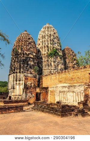 Ancient Si Satchanalai Historical Park, A Historical Park In Si Satchanalai District, Sukhothai Prov