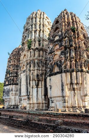 Ancient Si Satchanalai Historical Park, A Historical Park In Si Satchanalai District, Sukhothai Prov