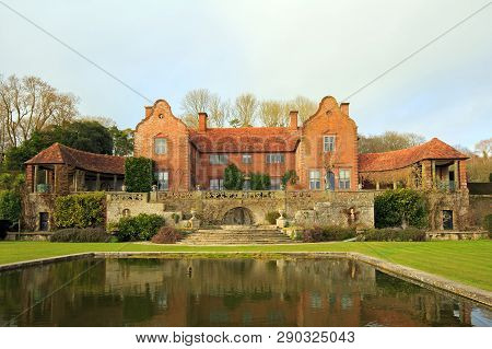 Port Lympne Mansion Hotel, Kent 2019.  A Luxury Hotel In The Grounds Of Port Lympne Zoo.  It Is Curr