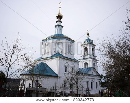 St. Pafnutyev Borovsky Monastery. Kaluga Region. Holy Place, Holiday, Easter, Spring, Bell, Chapel, 