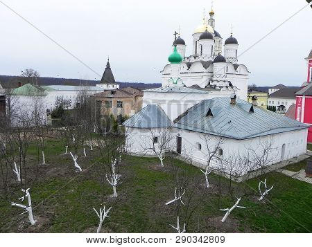 St. Pafnutyev Borovsky Monastery. Kaluga Region. Holy Place, Holiday, Easter, Spring, Bell, Chapel, 