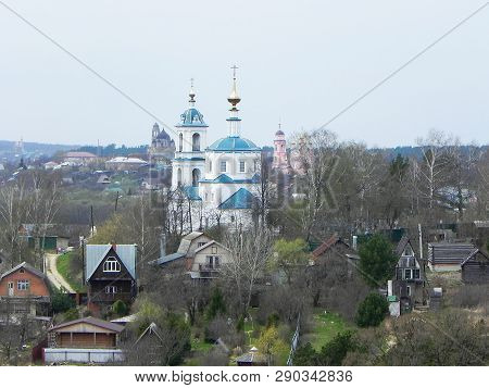 St. Pafnutyev Borovsky Monastery. Kaluga Region. Holy Place, Holiday, Easter, Spring, Bell, Chapel, 