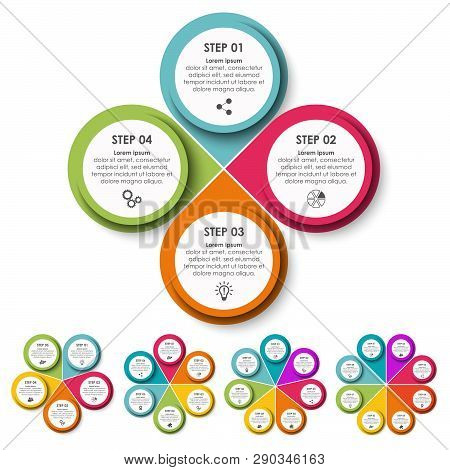 Vector Illustration Of Info Graphic For Team Work Business Concepts