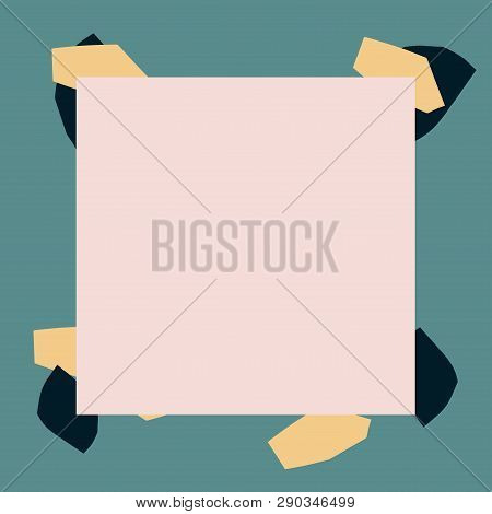 Abstract Art Design Vector Template For Text