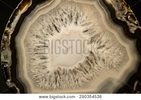 Beautiful Natural Agate Pattern. Nice Abstract Background.