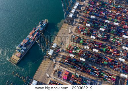 Kwai Tsing, Hong Kong, 12 February 2019:- Kwai Tsing Container Terminals 